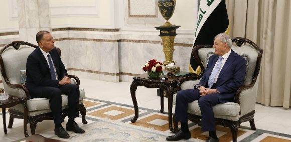 وزير الداخلية يلتقي الرئيس العراقي