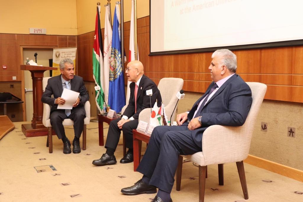 الجامعة الأميركية تبحث والسفير الياباني تعزيز التعاون الأكاديمي