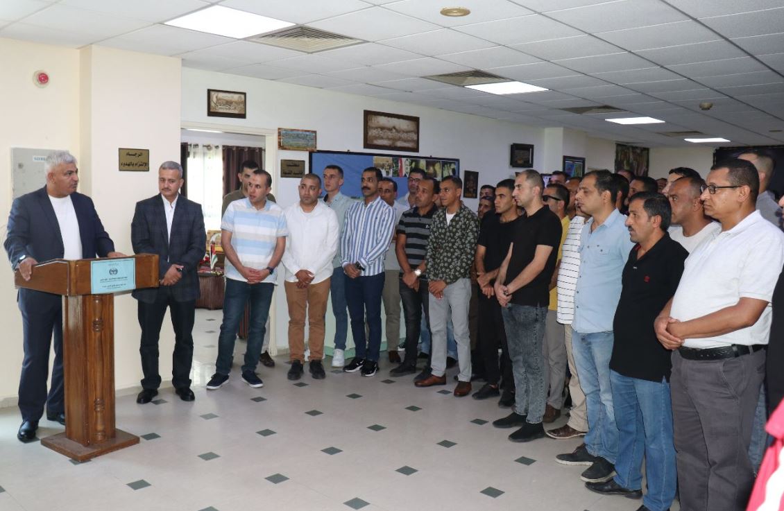 وفد من القيادة العامة يزور المستشفى الميداني الأردني غزة