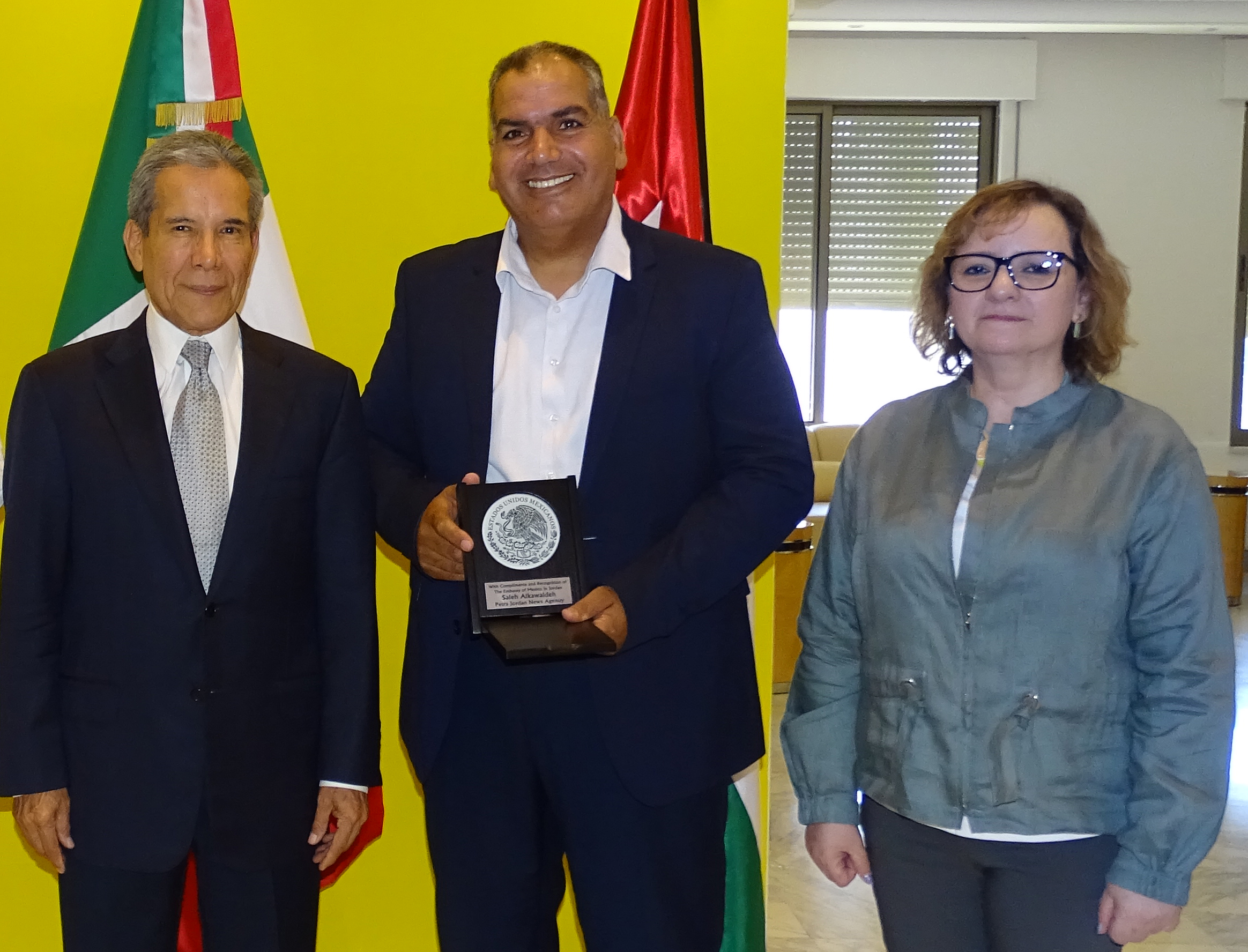 السفير المكسيكي يؤكد أهمية الإعلام بتعزيز العلاقات بين الاردن وبلاده