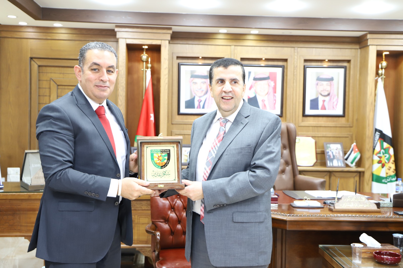 العجلوني يؤكد ضرورة توفير الدعم المالي للبلقاء التطبيقية