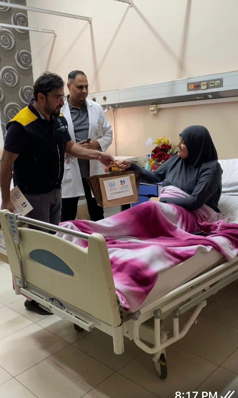 مبادرة جدارا تحتفل باليوم العالمي لسلامة المرضى بزيارة لمرضى مستشفى الأمير حمزة