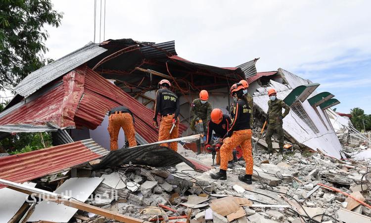 زلزال بقوة 6.4 درجات يضرب سواحل جنوب الفلبين