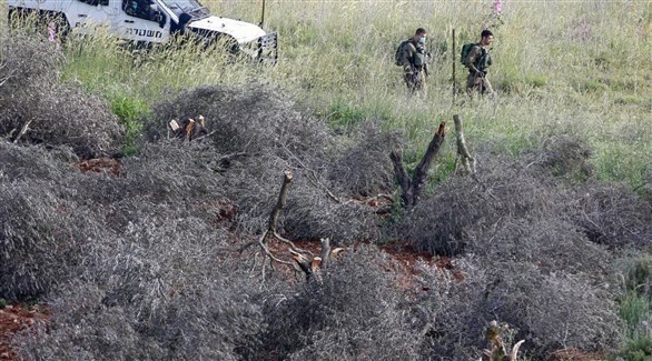 الجيش الإحتلال الإسرائيلي يمنع الفلسطينيين من زراعة أشجار زيتون بنابلس