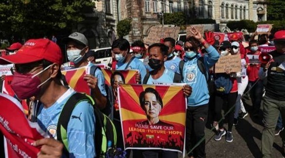 أقليات في ميانمار تتظاهر ضد الانقلاب