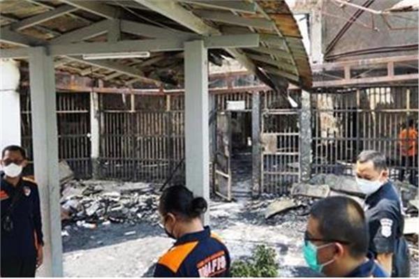 إندونيسيا: 40 قتيلا في حريق داخل سجن