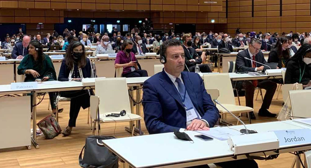 الصفدي يشارك بأعمال مؤتمر رؤساء برلمانات العالم الخامس