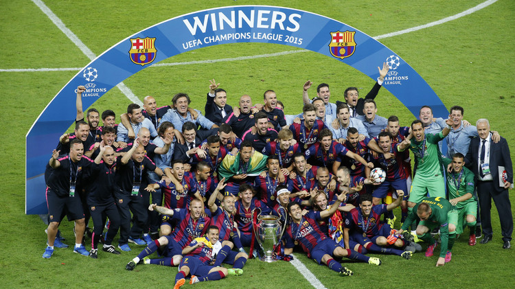 برشلونة يتوج بلقب بطل دوري أبطال أوروبا
