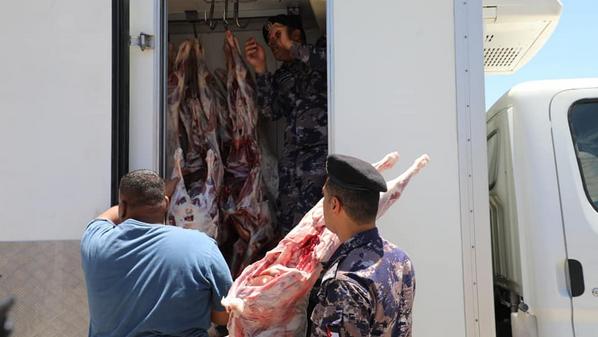 إنتهاء توزيع الأضاحي عن أرواح الشهداء بمناسبة عيد الأضحى المبارك