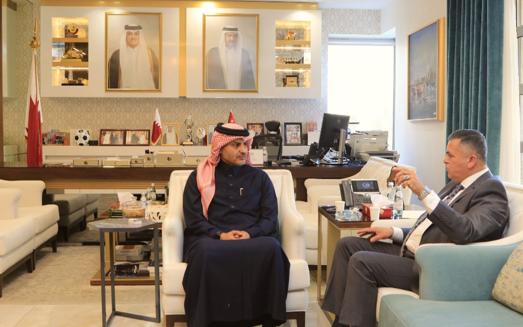 مدير الصندوق الهاشمي لتنمية البادية يلتقي السفير القطري