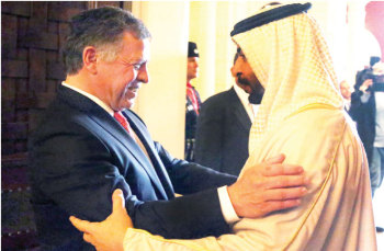 الملك يؤكد عمق العلاقات بين البلدين الشقيقين ويثمن دعم الإمارات للأردن