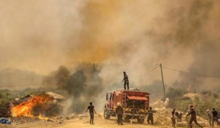 إجلاء 500 عائلة جراء حرائق عنيفة في المغرب