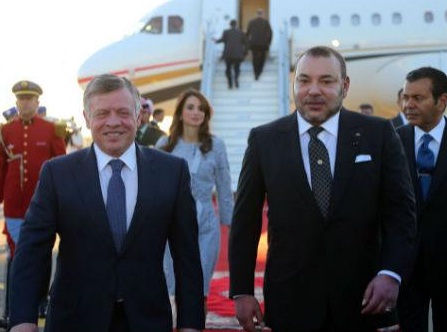 جلالته والملكة رانيا يبدآن زيارة عمل إلى المغرب