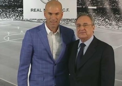 رسمياً زين الدين زيدان مديراً فنياً لريال مدريد