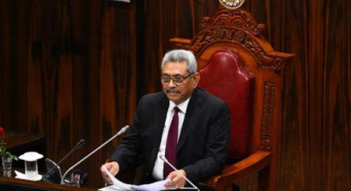 رئيس البرلمان السريلانكي يعلن قبول استقالة رئيس البلاد