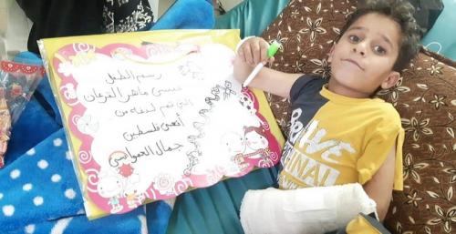 طفل أردني لدغته أفعى فلسطينية يغادر المستشفى