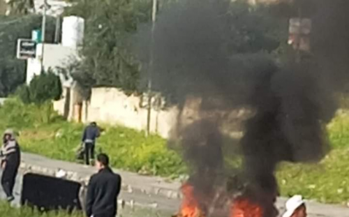 الأغوار الشمالية : أعمال شغب وإغلاق الطريق الدولي احتجاجاً على نتائج الانتخابات